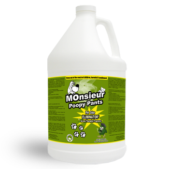 Natural Pet Odor Eliminator Monsieur Poopy Pants 1 Gallon