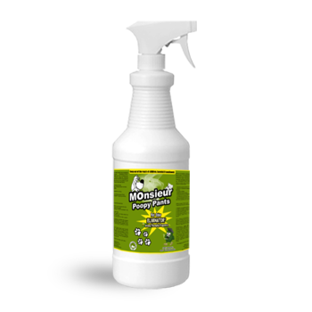 Natural Pet Odor Eliminator Monsieur Poopy Pants 32oz