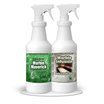 Commercial Marble Granite Cleaner And Sealer 32oz Kit
