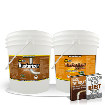 Commercial Rust Remover and Prevention Kit 5 Gallons Pails