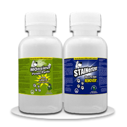 Natural Pet Odor Eliminator Monsieur Poopy Pants 8oz