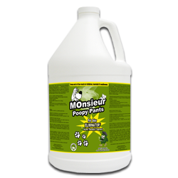 Natural Pet Odor Eliminator Monsieur Poopy Pants 1 Gallon