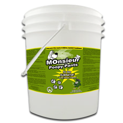 Natural Pet Odor Eliminator Monsieur Poopy Pants 5 Gallon