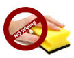 No Wiping!