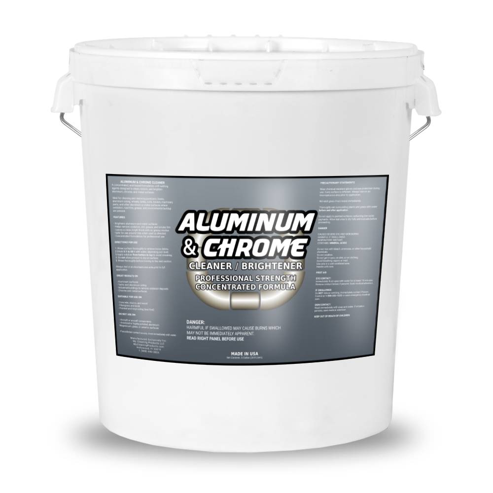 Aluminum & Chrome Brightener for Rims & Metal, 5 Gallon Pail