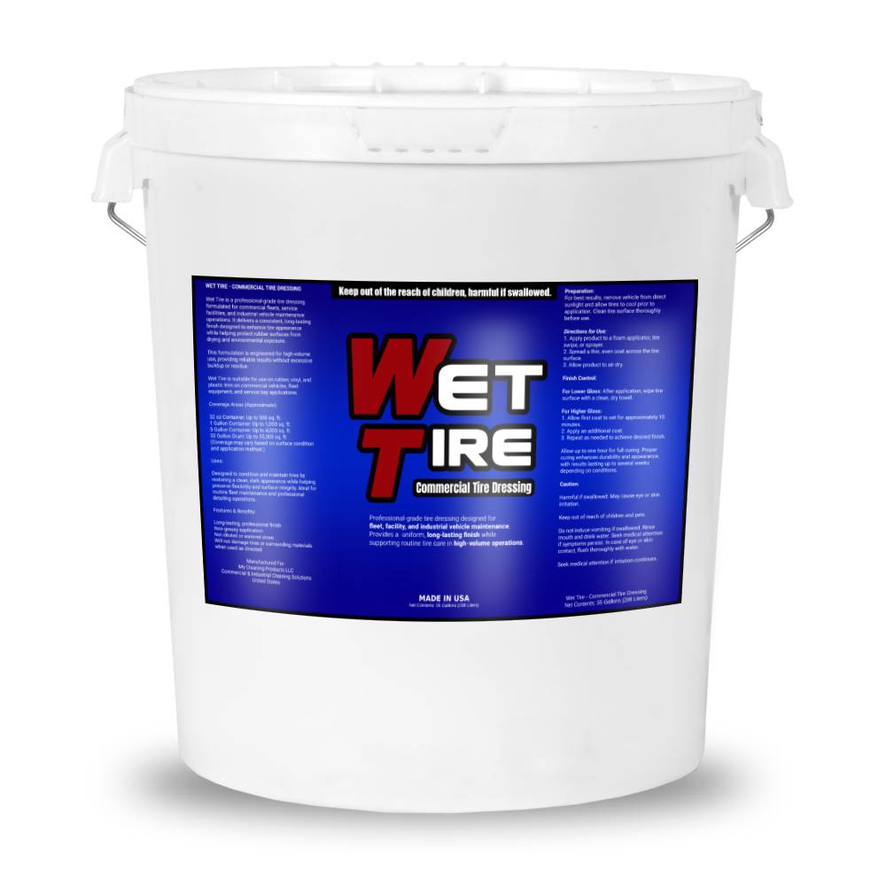 Green Bean Wet TIre Non-Toxic Tire Shine and Gloss, 5 Gallon