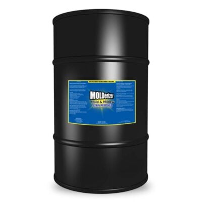 Molderizer 55 Gallon Drum – Mold Stain Remover (No Evacuation Required, Bleach-Free)
